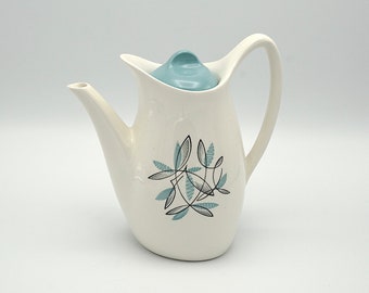 Vintage teapot, 1960's china teapot, tea pot, retro teapot, vintage chinaware, blue and white teapot, teapot, chinaware, gift