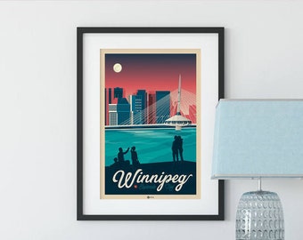 Winnipeg poster | Etsy Winnipeg poster | Etsy