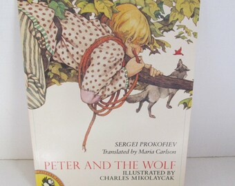 Peter and The Wolf Book Childrens Books Peter and the Wolf Sergio Prokofiev 80s children books
