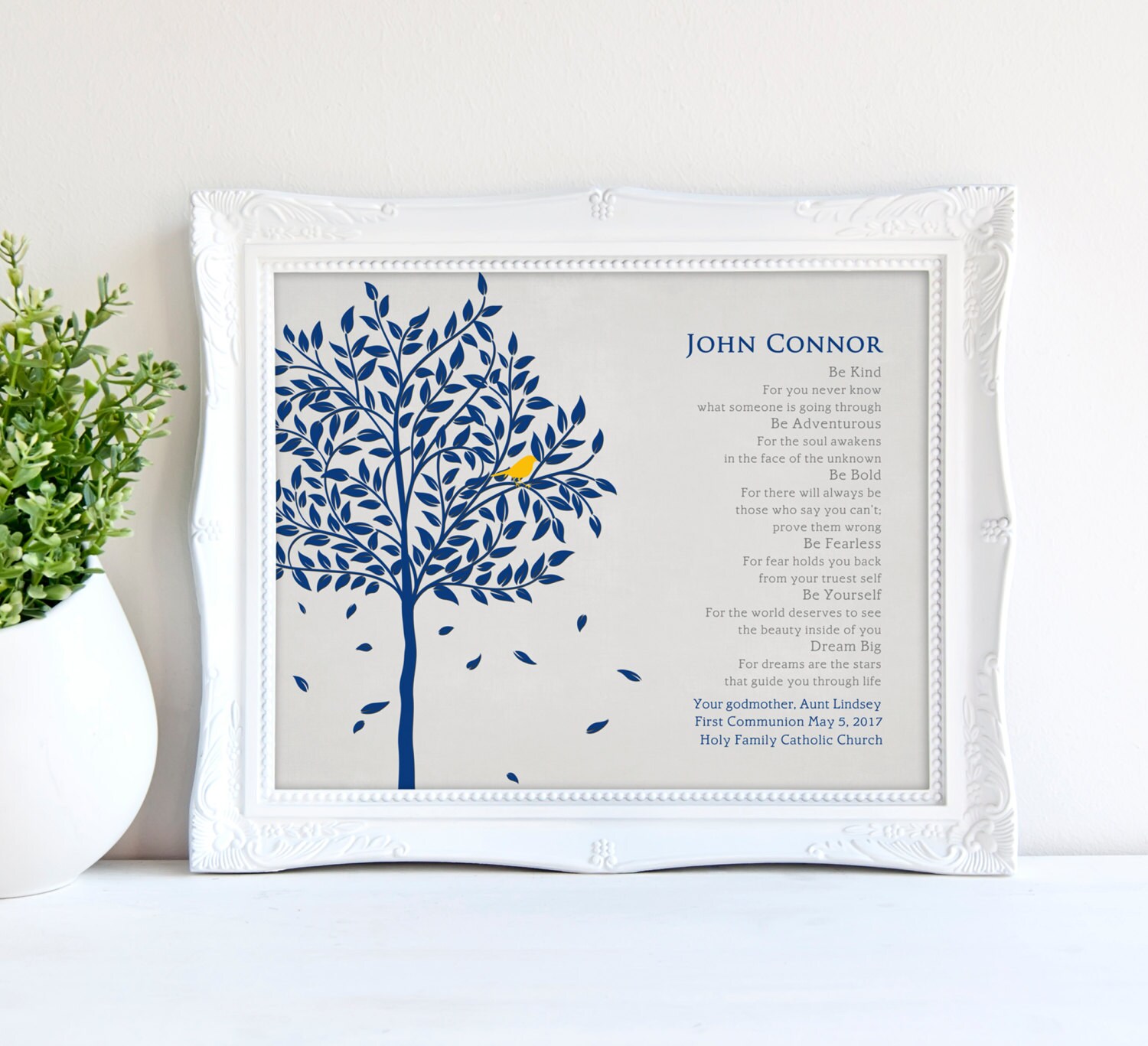 First Communion Gift Personalized Gift for boy's First