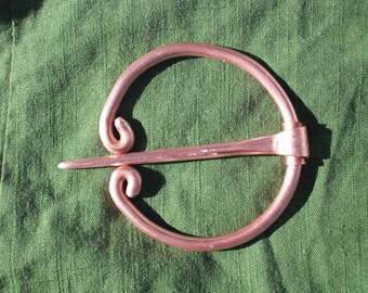 Copper Cloak Pin, Penannular brooch
