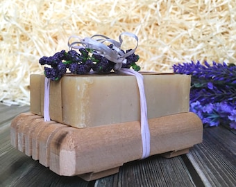 Lavender Gift set Small Gift set Vegan Soap gift set Natural soap Homemade Soap Bar Moisturizing Soap dish Office gifts