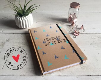 Notebook "logbook", blank, DIN A5