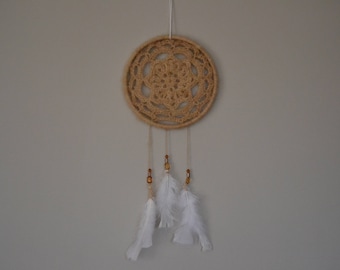 Keepsake Crocheted Dream Catcher Made From Your Pet's Fur/Hair - Dog, Cat, Rabbit, Ferret