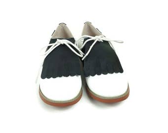 Matte Black Kilties for Ladies Golf Shoes, Golf Accessories, Shoe Decorations, Gifts for Golfers, Shoe Accessories, Swing Dance Shoes Ladies