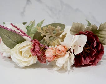 Flower Crown - Floral Halo - Hair Accessory