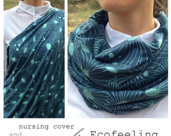 Nursing cover scarf, Nursing cover, Nursing scarf, Breastfeeding cover, Nursing Shawl, Modern mom