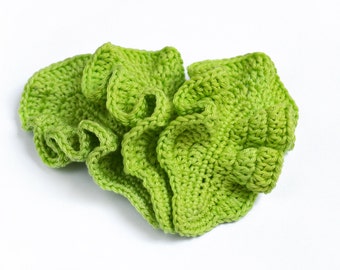 Play food lettuce leaves Crochet veggies grocery play Pretend Food Educational toy Play kitchen decor fake food vegan Grandkids gift