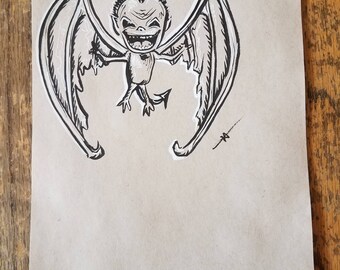 Nightmare before Christmas bat