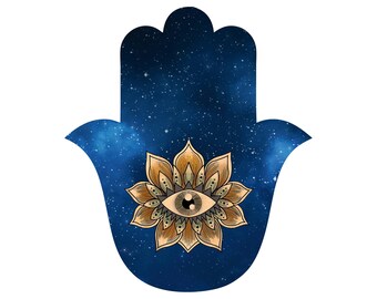 Hanging Hamsa Wall Amulet-Fatima Hand Hanging Wall Amulet-Arabian Home Protection Hanging Amulet