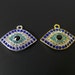 300 pcs ( Silver 275 + gold 25 ) hamsa evil eye charms god's eye for protection evil eye pendant