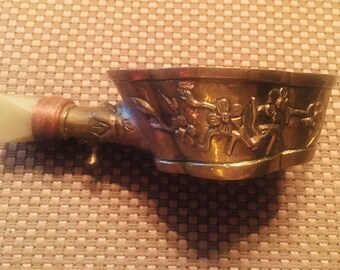Antique Chinese Brass Silk Iron