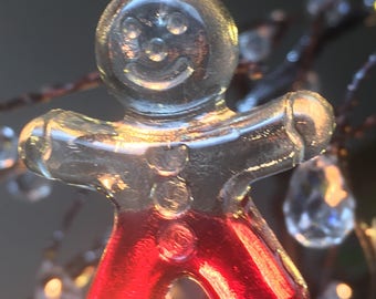 Unique gingerbread man Christmas decoration