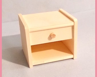 Wooden Night TABLE for BJD dolls Barbie Fashion Royalty Blythe Pullip Monster High dolls diorama dollhouse furniture 1:6