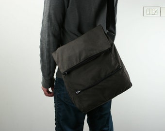 Messenger Bag , Laptop Bag ,Brown ,Cotton,Drill- Dori