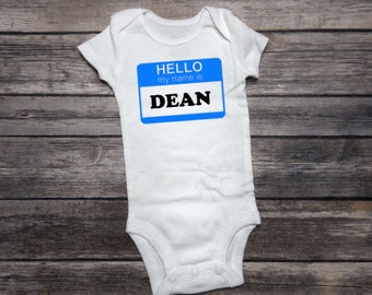 Hello My Name Is ... Baby Bodysuit