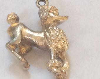 Sterling silver Poodle Dog vintage # S 802