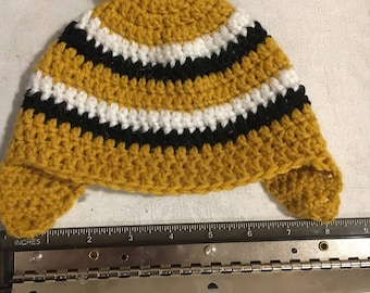 Hand-crocheted wintertime hat