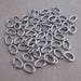 100 stainless steel oval open jump rings 18 gauge 6mm x 4mm