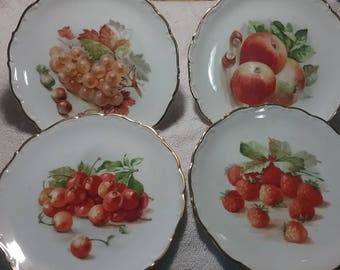 Schumann Arzberg Germany fruit plates. Set of 8.