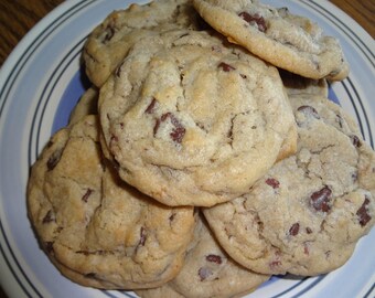 Chewy Homemade Bacon Chocolate Chip Cookies (30 Cookies)