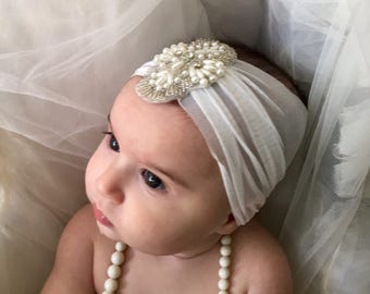 Boho Baby Headband, Newborn Headbands, Baby Girl Headband, Baby Headband, unique baby gift, Infant headband, newborn girl headband