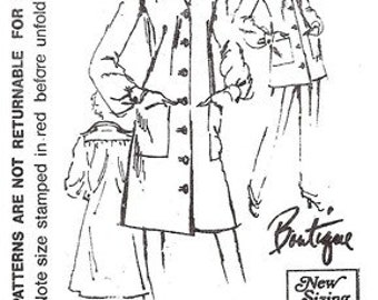 Spadea 72732 Boutique Smock Dress 1972 / SZ12 FACTORY FOLDS