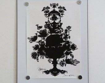 Bjorn Wiinblad Queen of Sheba print