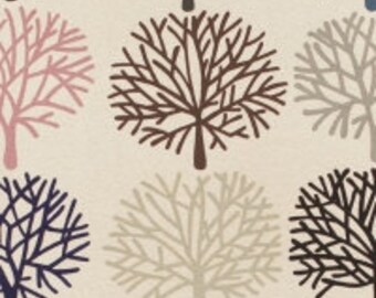 Tree Fabric - The Ghastlies by Alexander Henry - Ghastlie Orchard in Tinted Multi - Fabric By the Half Yard