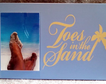 Toes in the Sand Picture Frame