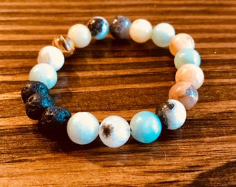 Diffuser Bracelets with Lava Stones