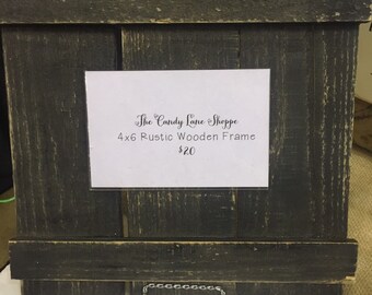 Rustic Wooden Picture Frame