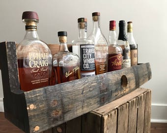 Bourbon/Whiskey Barrel Shelf with The Bung