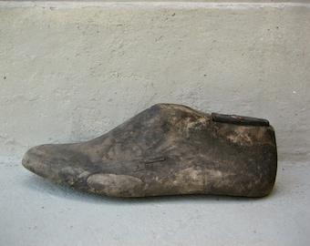 Rustic Wooden Shoe Form
