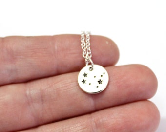 Gemini Sterling silver Constellation, Necklace Silver Plated, Gemini Necklace, Zodiac Necklace, Zodiac Jewelry, Birthday Gift