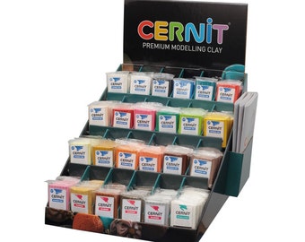 Cernit Polymer Clay - Modelling Clay in Your Choice of Colours or Random Mix. 12 x 56g Packs of Number One Range Oven Bake Clay UK Supplier
