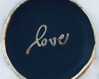Gift for Her | Personalized Ring Dish | Love Jewelry Holder | Wedding Gift | Bridesmaid Gift | Friendship Gift | Personalized Gift