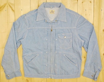 1950's/60's WRANGLER 24MJZ BLUE BELL Jean Jacket / Sanforized / Made in the U.S.A. / Retro Collectable Rare