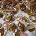 10x14mm Golden Strawberry Quartz Faceted Teardrop Bead S44