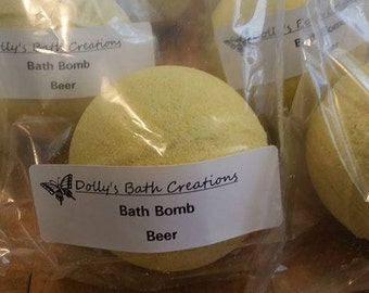 Beer Scented Bath Bombs