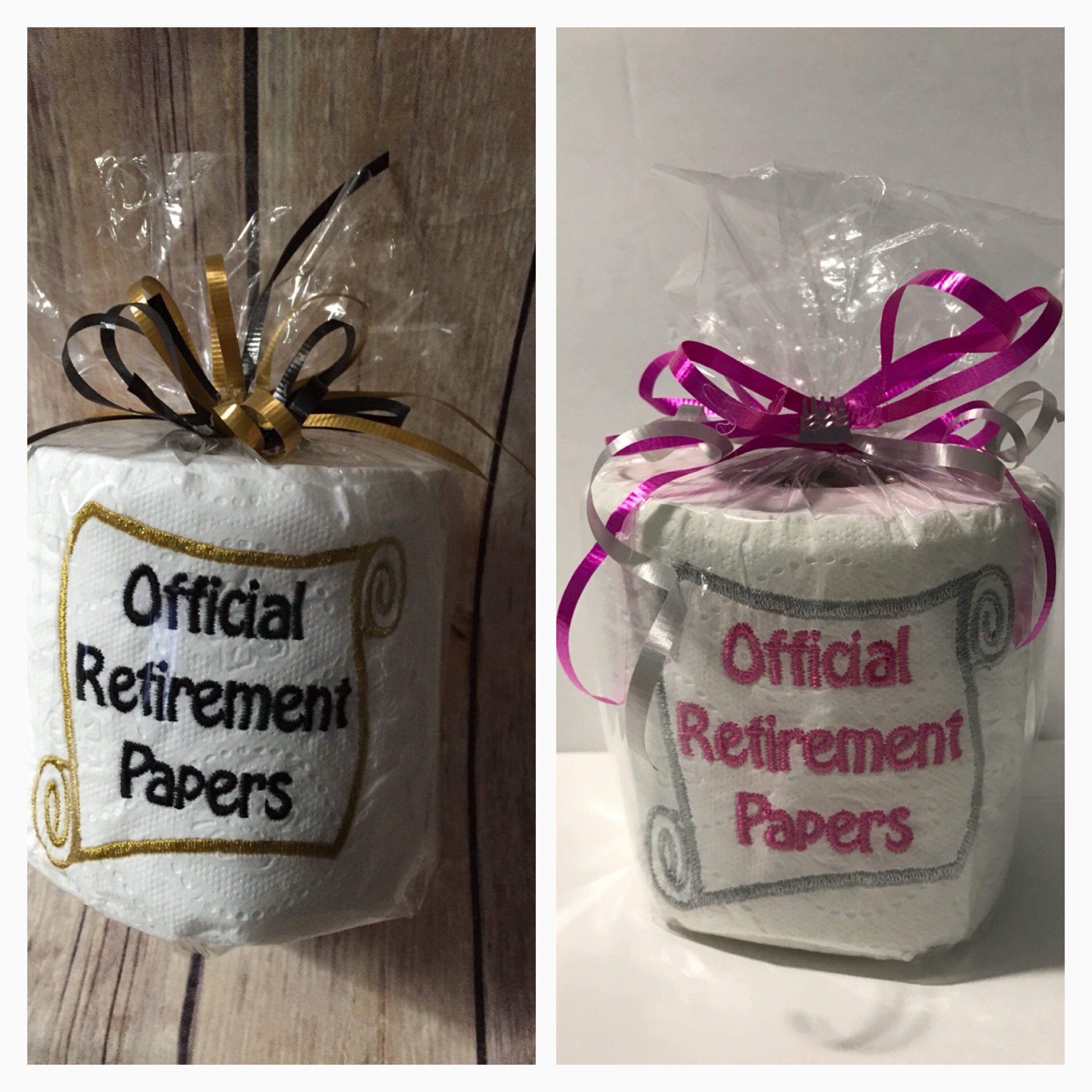 Unique retirement gift Retirement Papers Retirement party