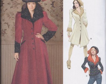Simplicity 1732 Misses Victorian Steampunk Goth Coat Jacket UNCUT Sewing Pattern