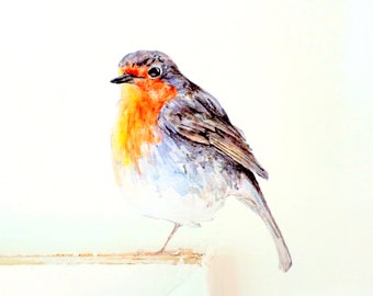 Robin wall sticker, robin wall decal, bird wall decor, light switch bird decal, robin art, bird home decor, robin gift, wall sticker robin