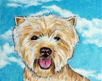25% off West Highland White Terrier with the Sky Dog Art Tile