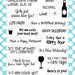 Happy Hour Sentiments 4x6" Clear Photopolymer Stamp Set