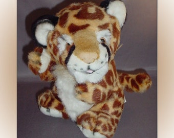 Spotted Leopard Plush Stuffed Animal 1990s