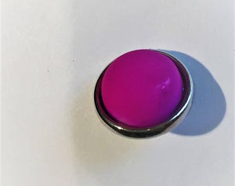 Snap 1.2 cm neon purple