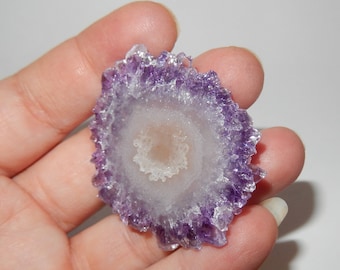 Amethyst stalactite slice - XL
