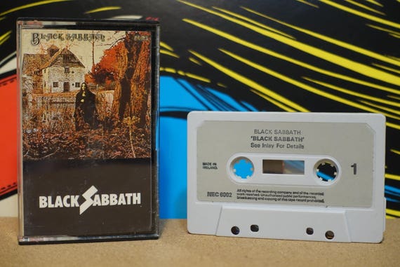 Black Sabbath (RARE Irish Pressing) by Black Sabbath Vintage Cassette Tape