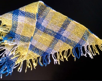 Handwoven Natural Fiber Scarf